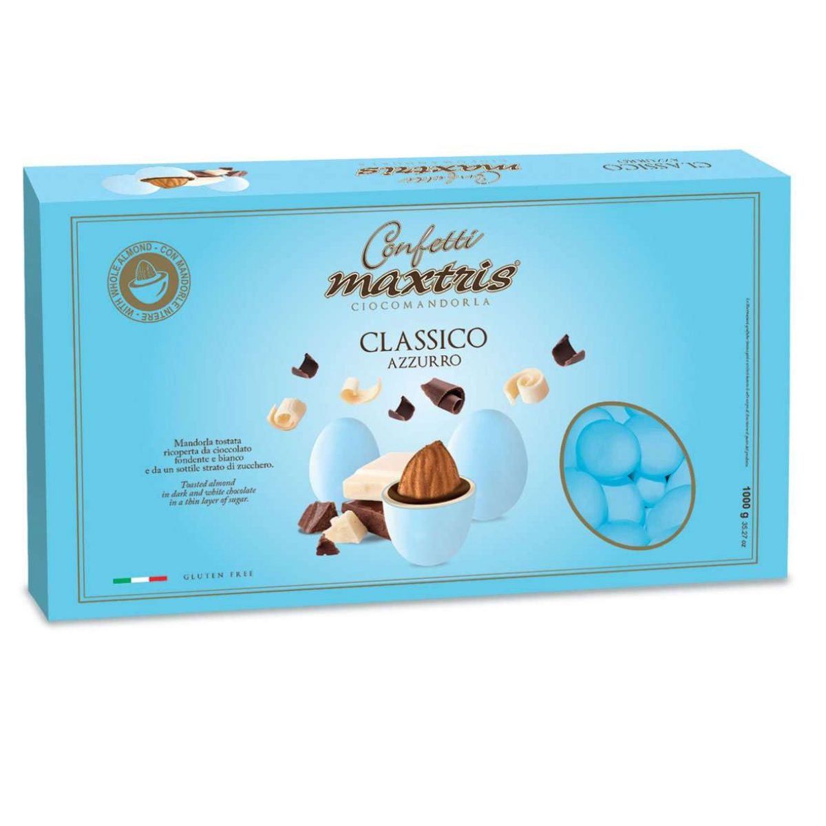 MAXTRIS, CONFETTI ITALIANI CIOCOMANDORLA 1 KG