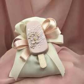 Scatolina Porta Confetti con Cuore Cipria Beige - Elleffelab