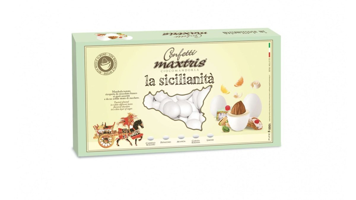 Confetti Maxtris Ciocomandorla Noir 1 Kg - Elleffelab