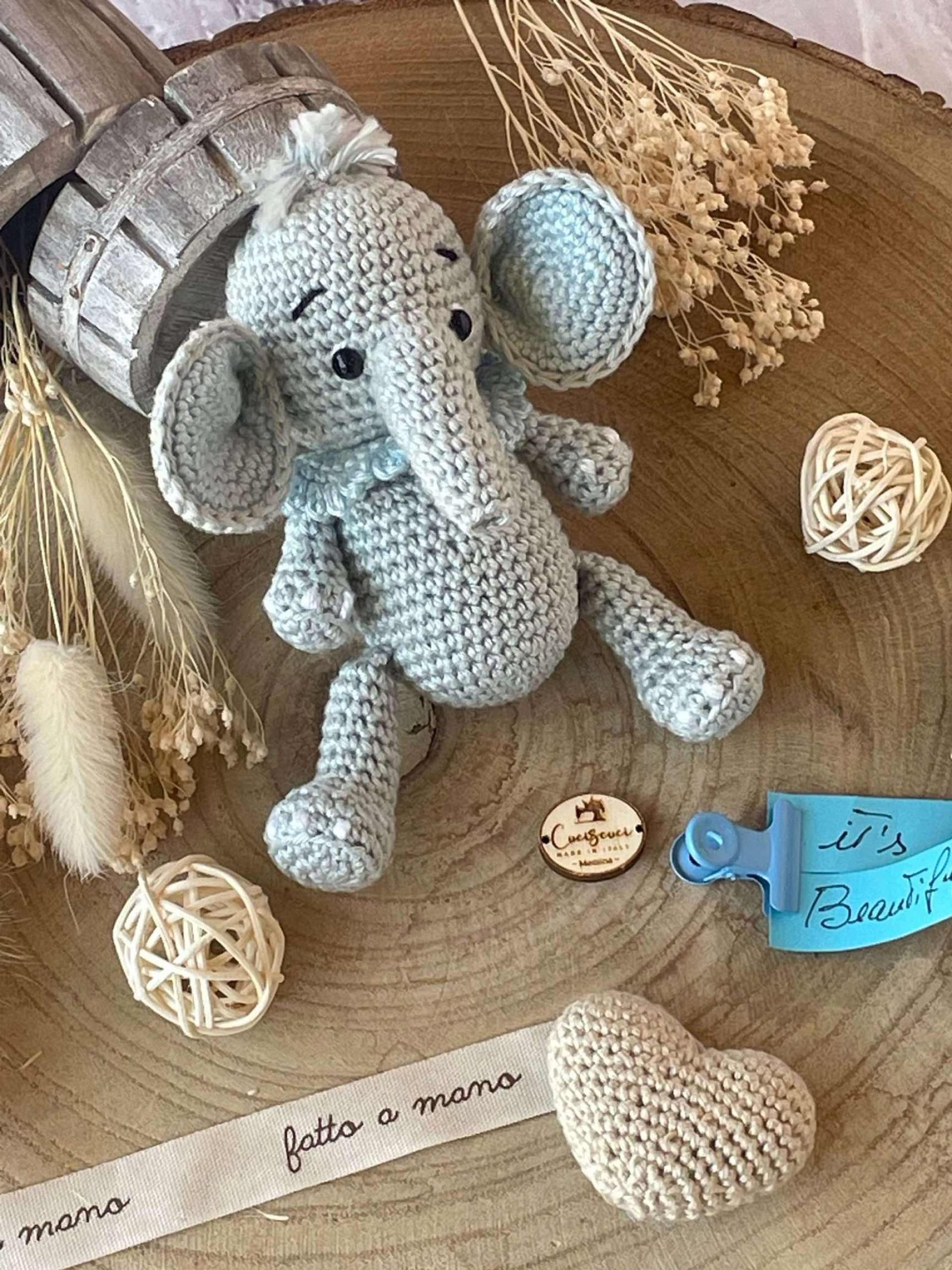 Elefante in Amigurumi - Elleffelab