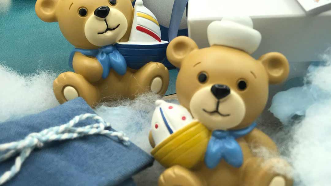 Orsetto Marinaio in Resina 7x8 Margot Elleffelab