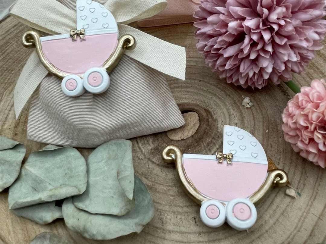 Scatolina Porta Confetti con Cuore Cipria Beige - Elleffelab