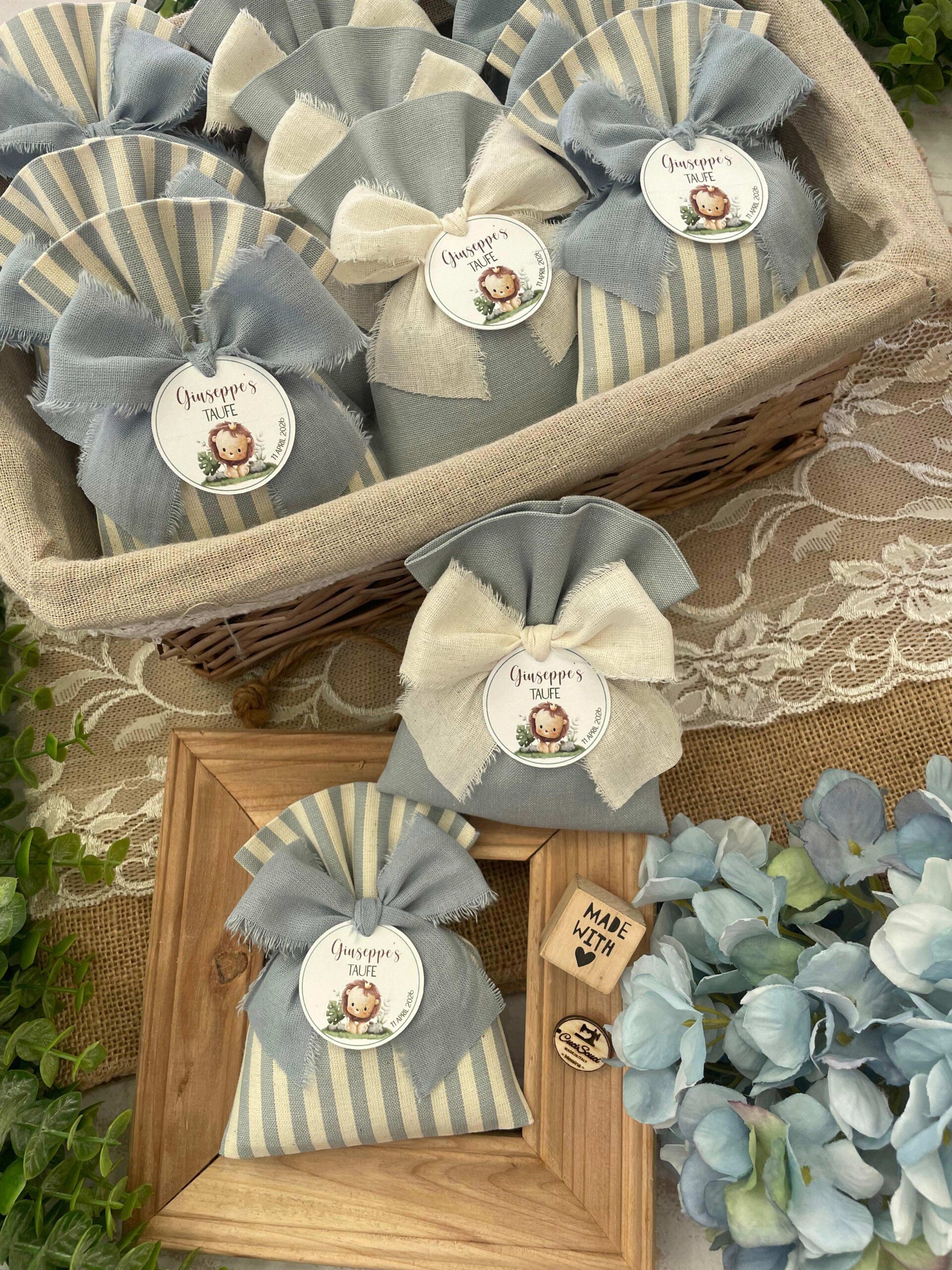 Sacchetto Sartoriale Nuvola e Panna con Tag Personalizzato - immagine 90