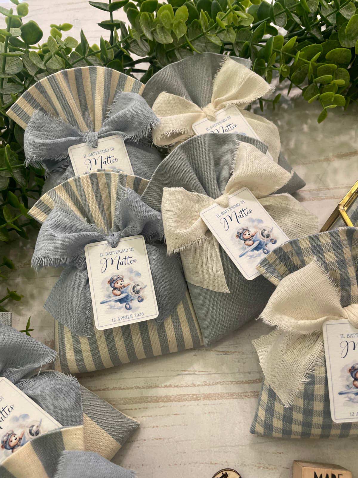 Sacchetto Sartoriale Nuvola e Panna con Tag Personalizzato - immagine 89