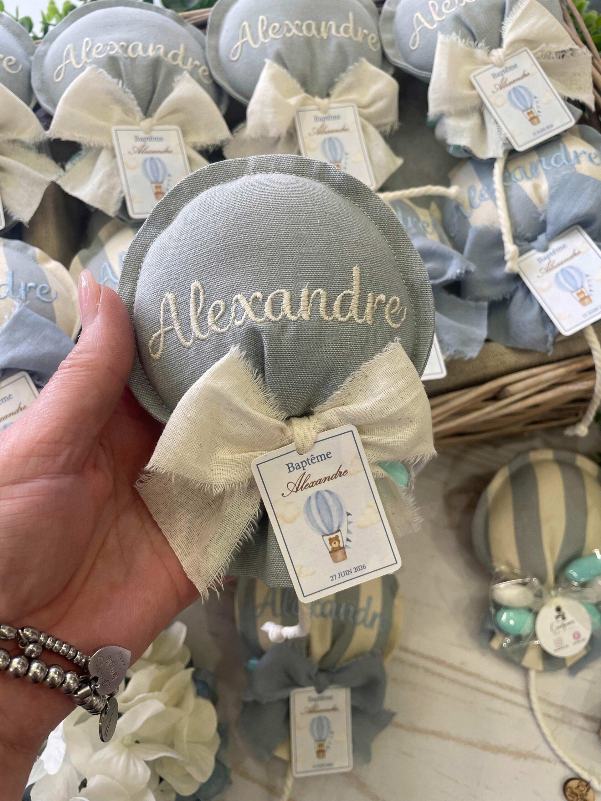 Sacchetto Sartoriale Palloncino Nuvola e Panna con Tag Personalizzato - immagine 66