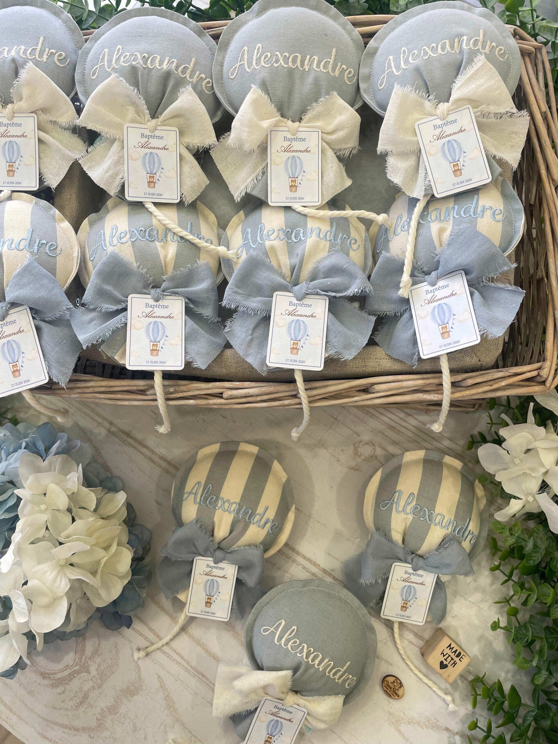 Sacchetto Sartoriale Palloncino Nuvola e Panna con Tag Personalizzato - immagine 67