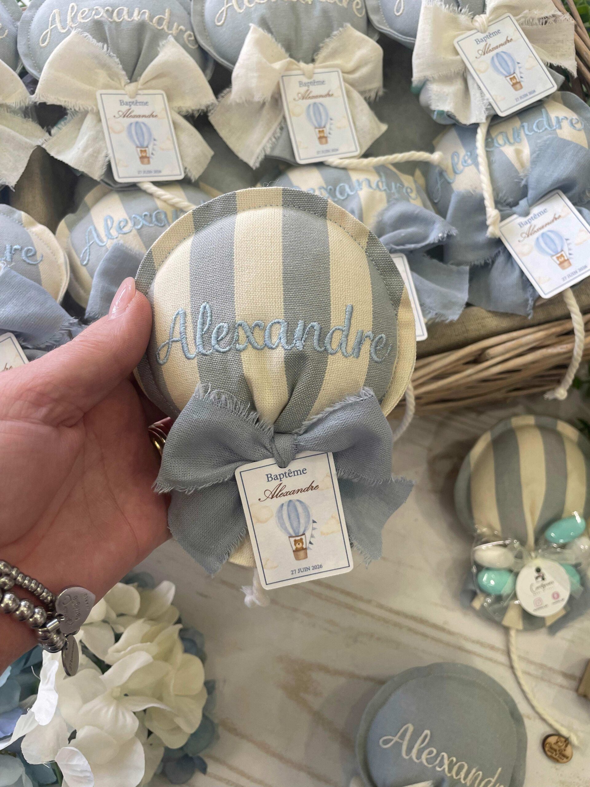 Sacchetto Sartoriale Palloncino Nuvola e Panna con Tag Personalizzato - immagine 68
