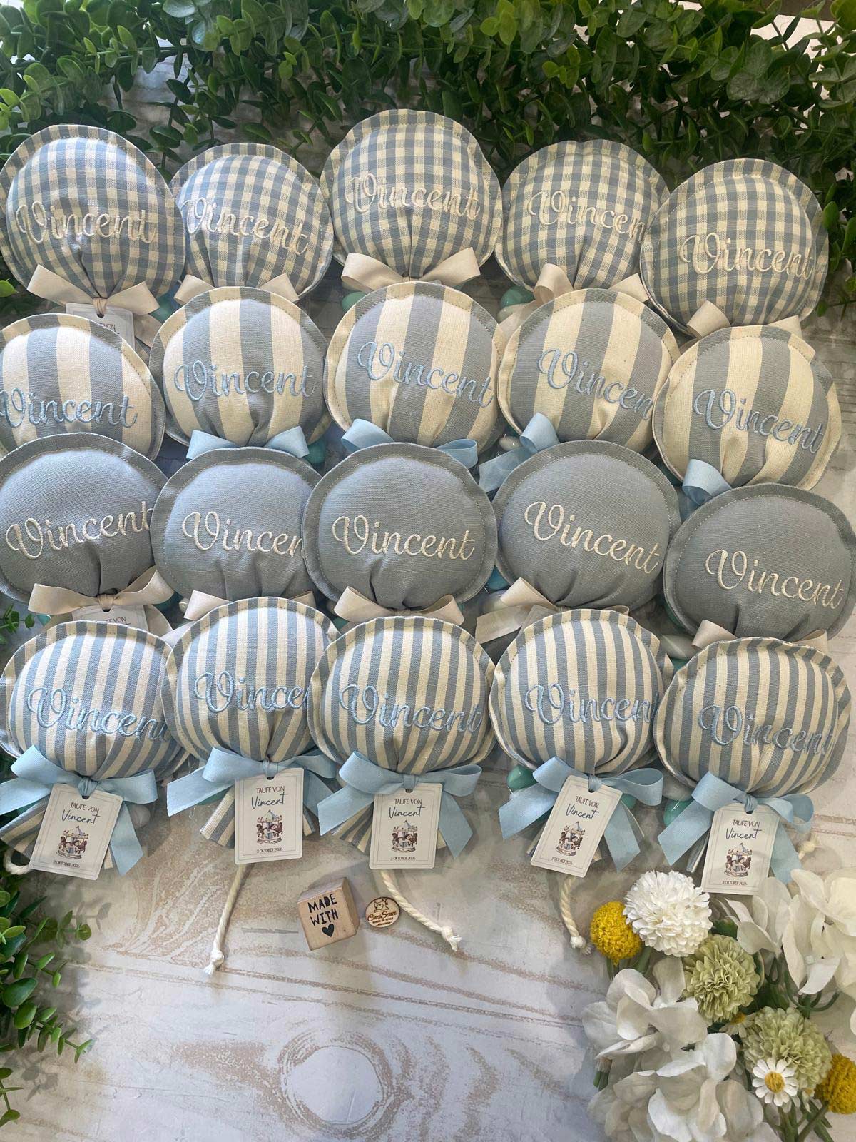 Sacchetto Sartoriale Palloncino Nuvola e Panna con Tag Personalizzato - immagine 70
