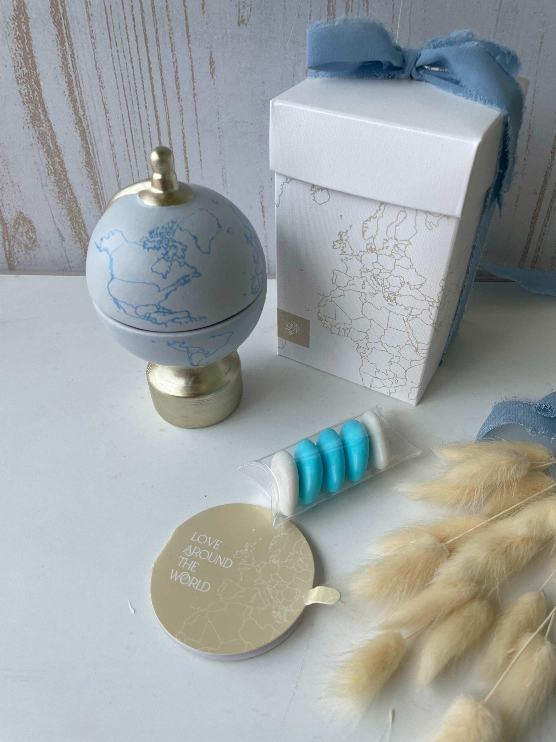 Mappamondo Celeste con Candela Profumata Ø 7,5 – Cupido & Co.