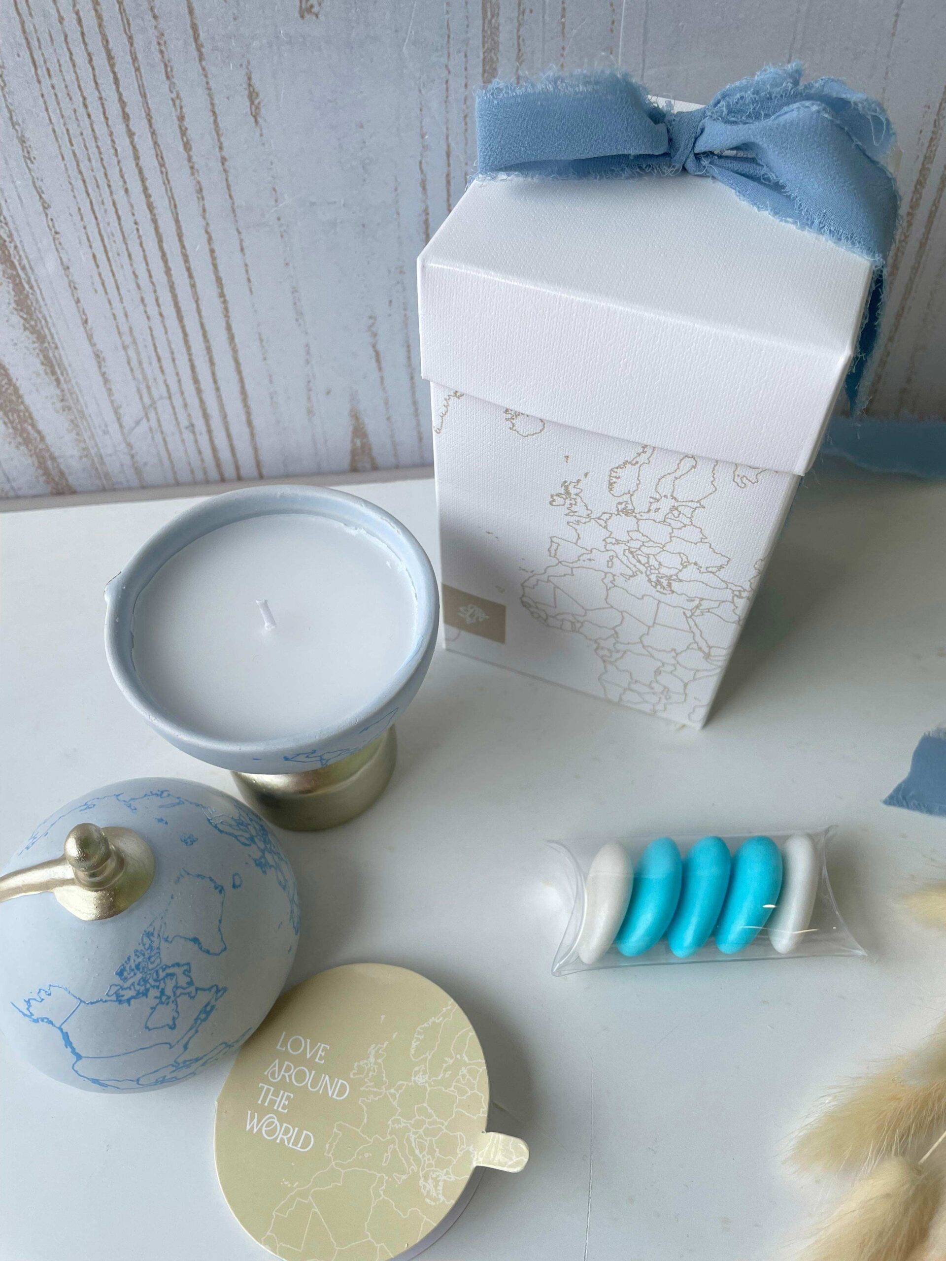 Mappamondo Celeste con Candela Profumata Ø 7,5 – Cupido & Co. - immagine 4