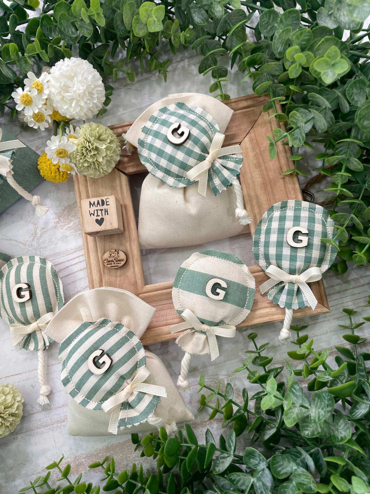 Sacchetto Sartoriale Colore a Scelta con Mini Palloncino - immagine 2
