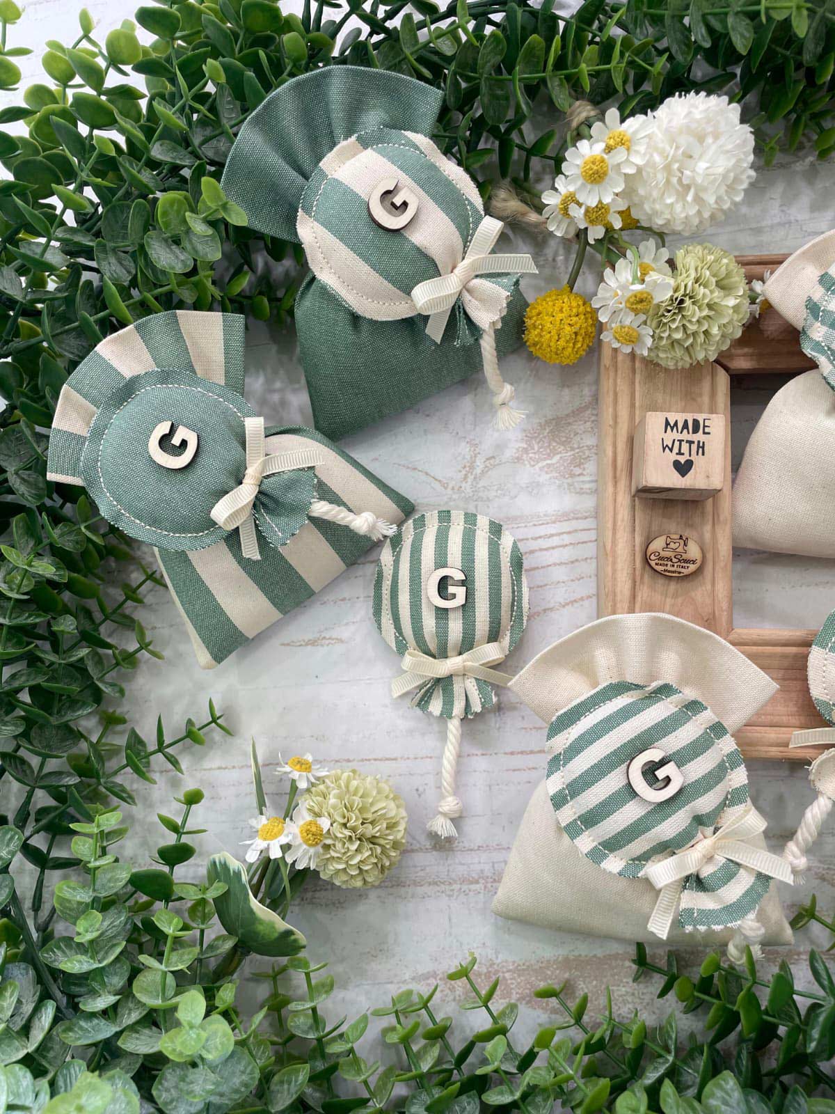 Sacchetto Sartoriale Colore a Scelta con Mini Palloncino - immagine 3