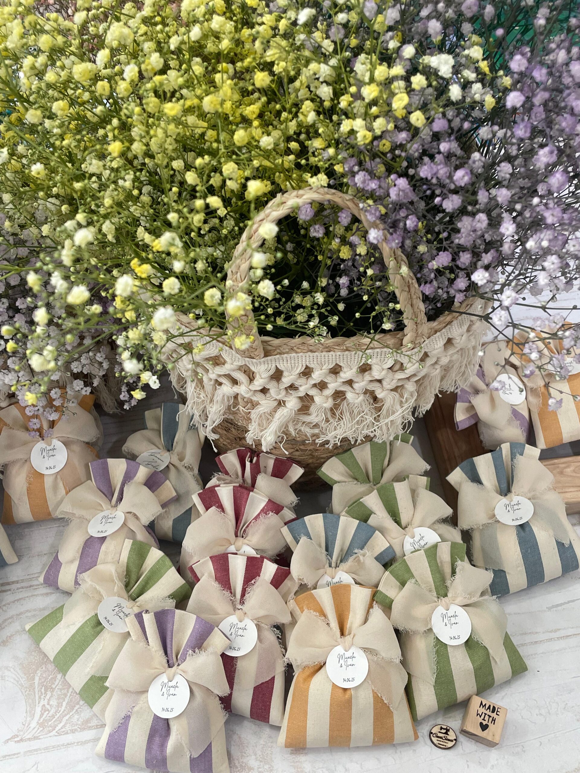 Sacchetto Sartoriale Colori Assortiti con Tag Personalizzato - immagine 9