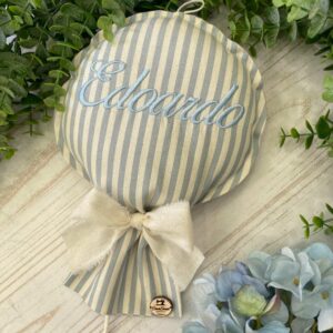 Mini Fiocco Nascita Palloncino con Nome Colore a Scelta