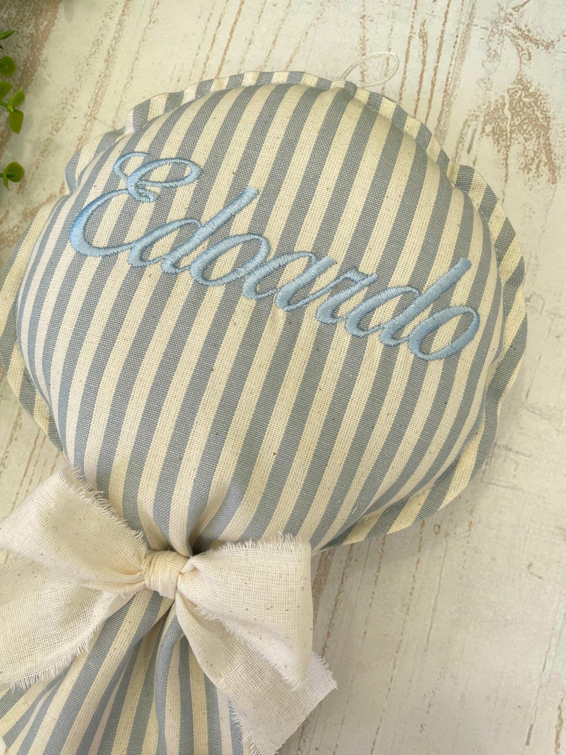 Mini Fiocco Nascita Palloncino con Nome Colore a Scelta - immagine 3