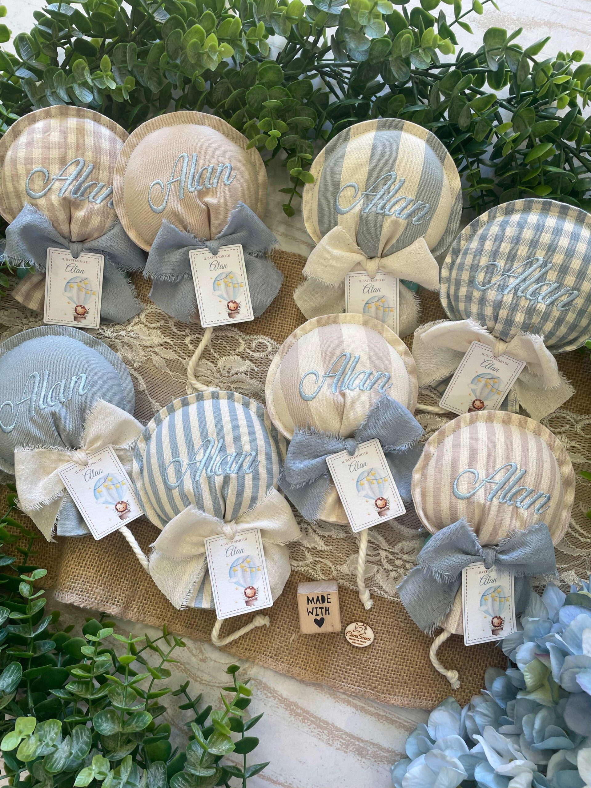 Sacchetto Sartoriale Palloncino Nuvola e Mandorla con Tag Personalizzato - immagine 28