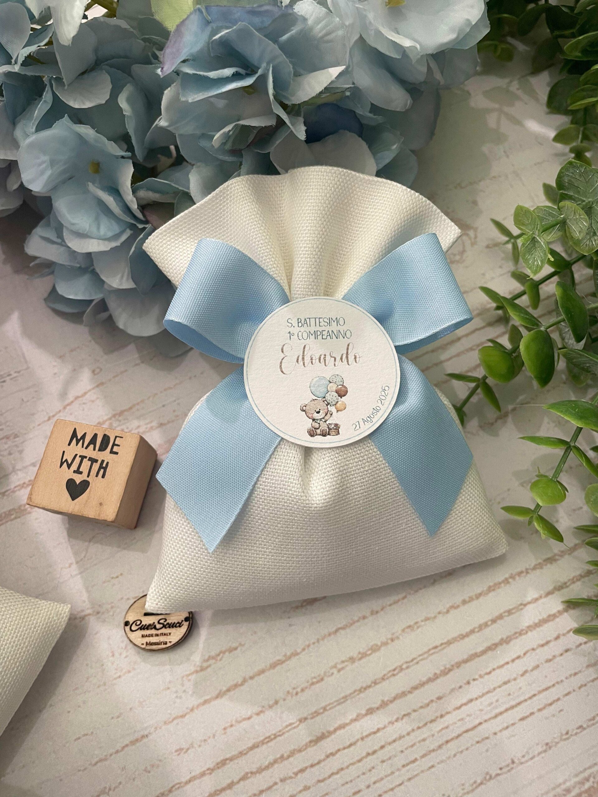 Sacchetto Sartoriale Seta con Tag Personalizzato - immagine 8