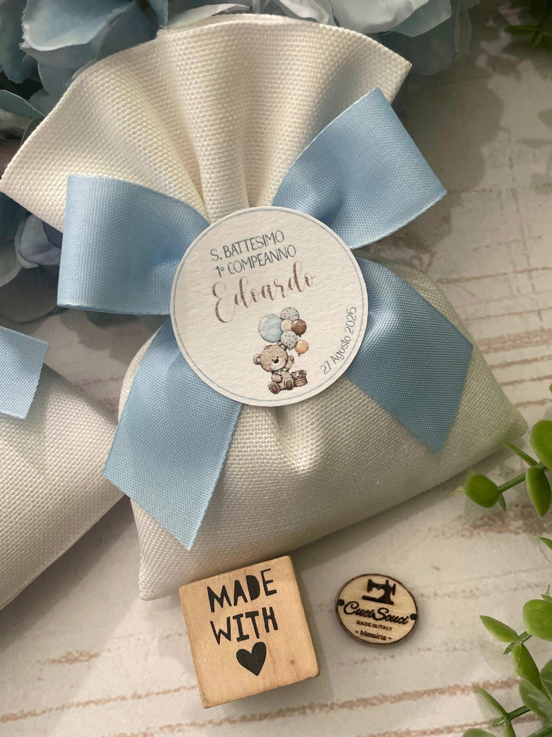 Sacchetto Sartoriale Seta con Tag Personalizzato - immagine 9