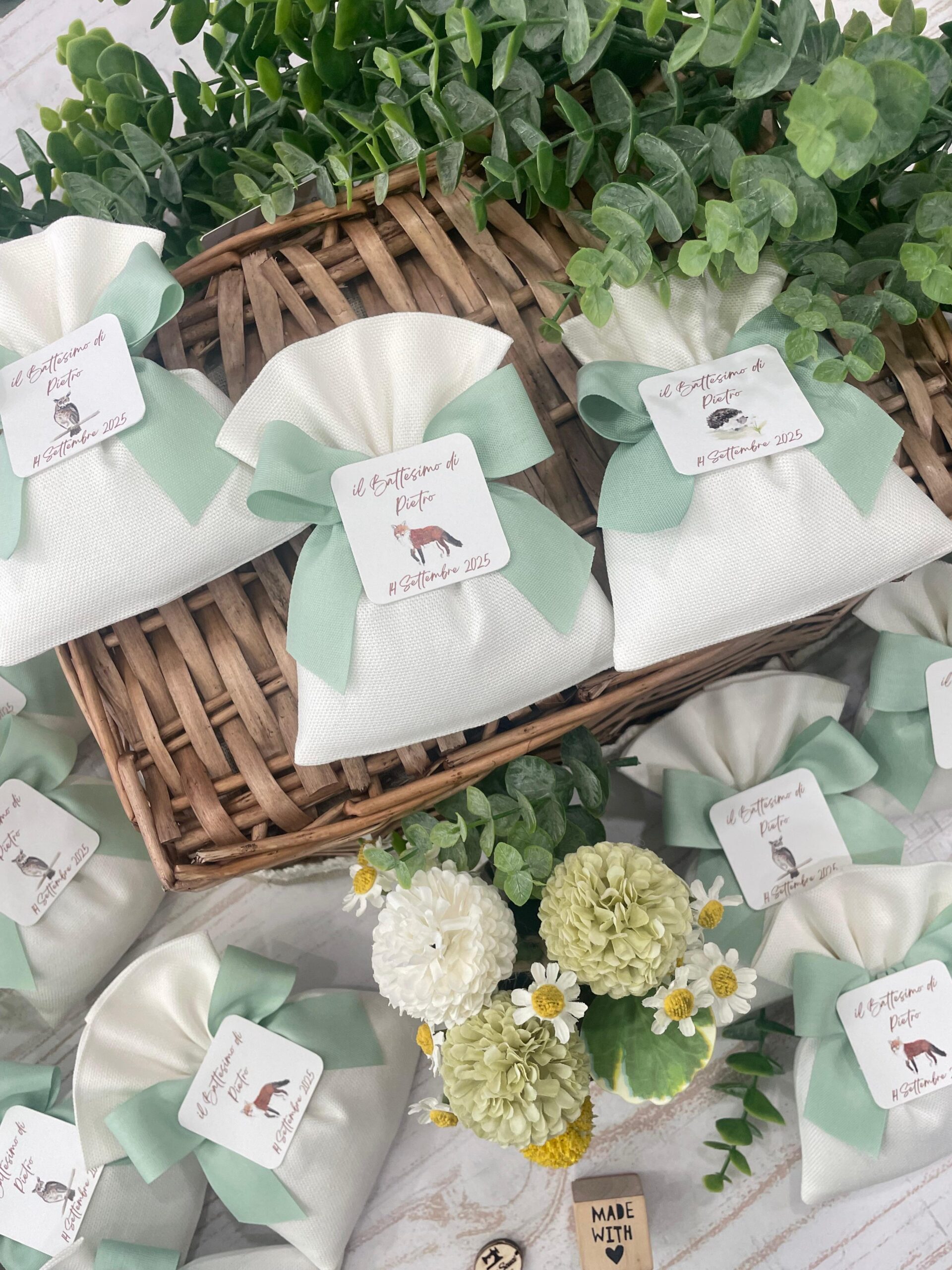 Sacchetto Sartoriale Seta con Tag Personalizzato - immagine 4