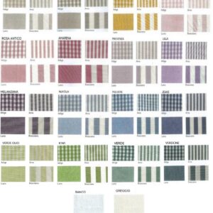 Tessuto Tinto Filo Colore e Fantasia a Scelta