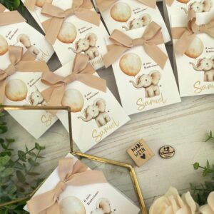 Porta Confetti Personalizzati Elephant Balloon