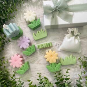 Candela Margherita in Cera con Erbetta h 7,5 - Margot