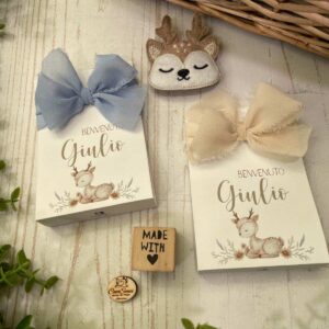 Porta Confetti Personalizzati Little Reindeer