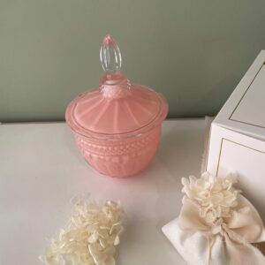 Potiche in Vetro Rosa - Cupido&Co.