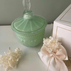 Potiche in Vetro Verde - Cupido&Co.