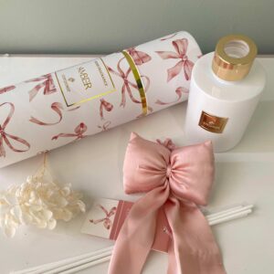 Profumatore Cipria con Fiocco in Tessuto Linea Fiocchi - Cupido&Co.