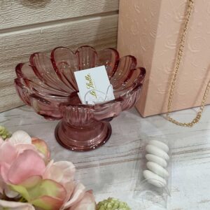 Alzatina Fiore in Vetro Ciliegia – Le Stelle