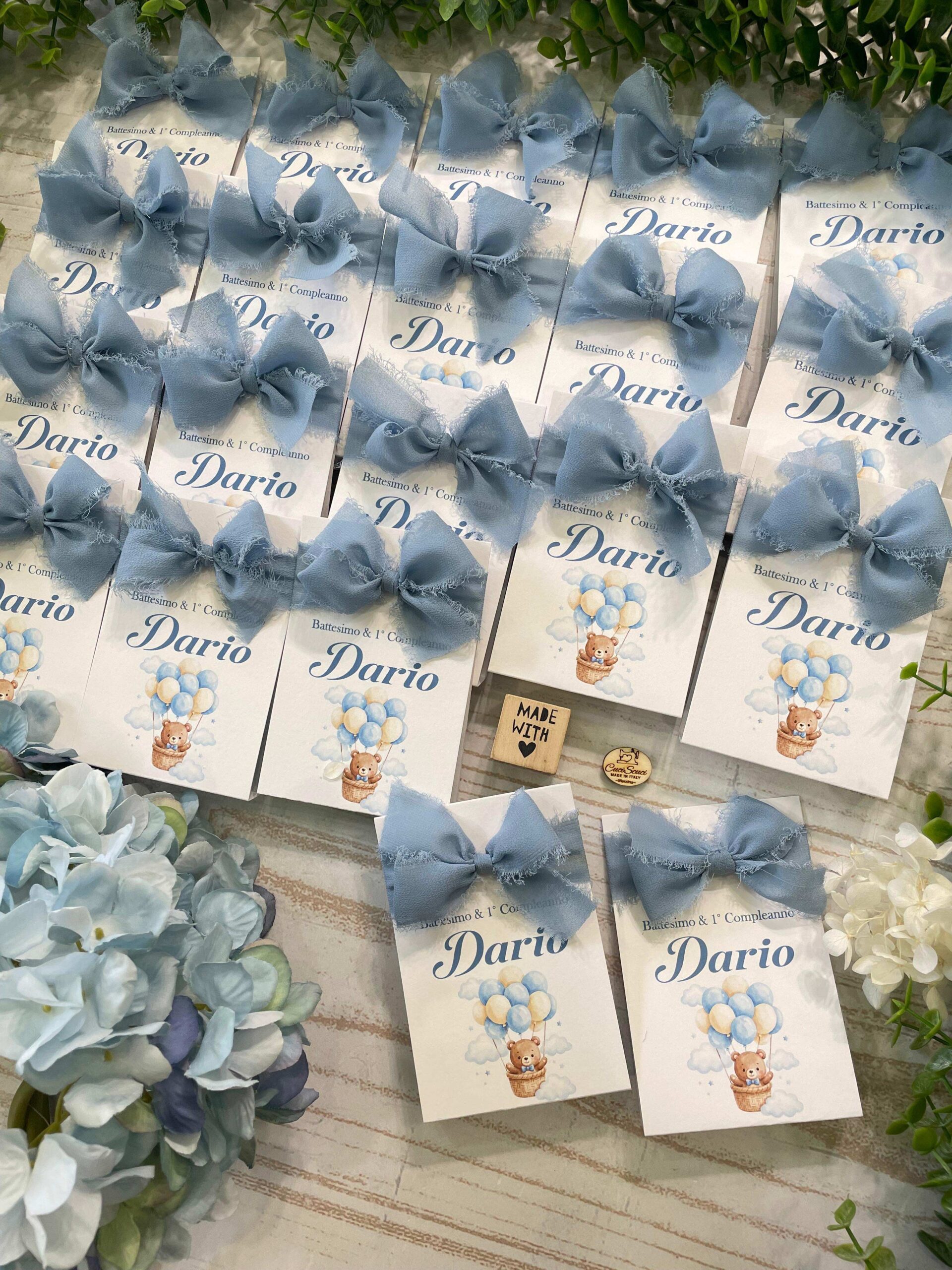 Porta Confetti Personalizzati Teddy Balloons - immagine 4