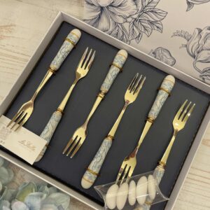 Set 6 Forchettine con Decoro Celeste – Le Stelle