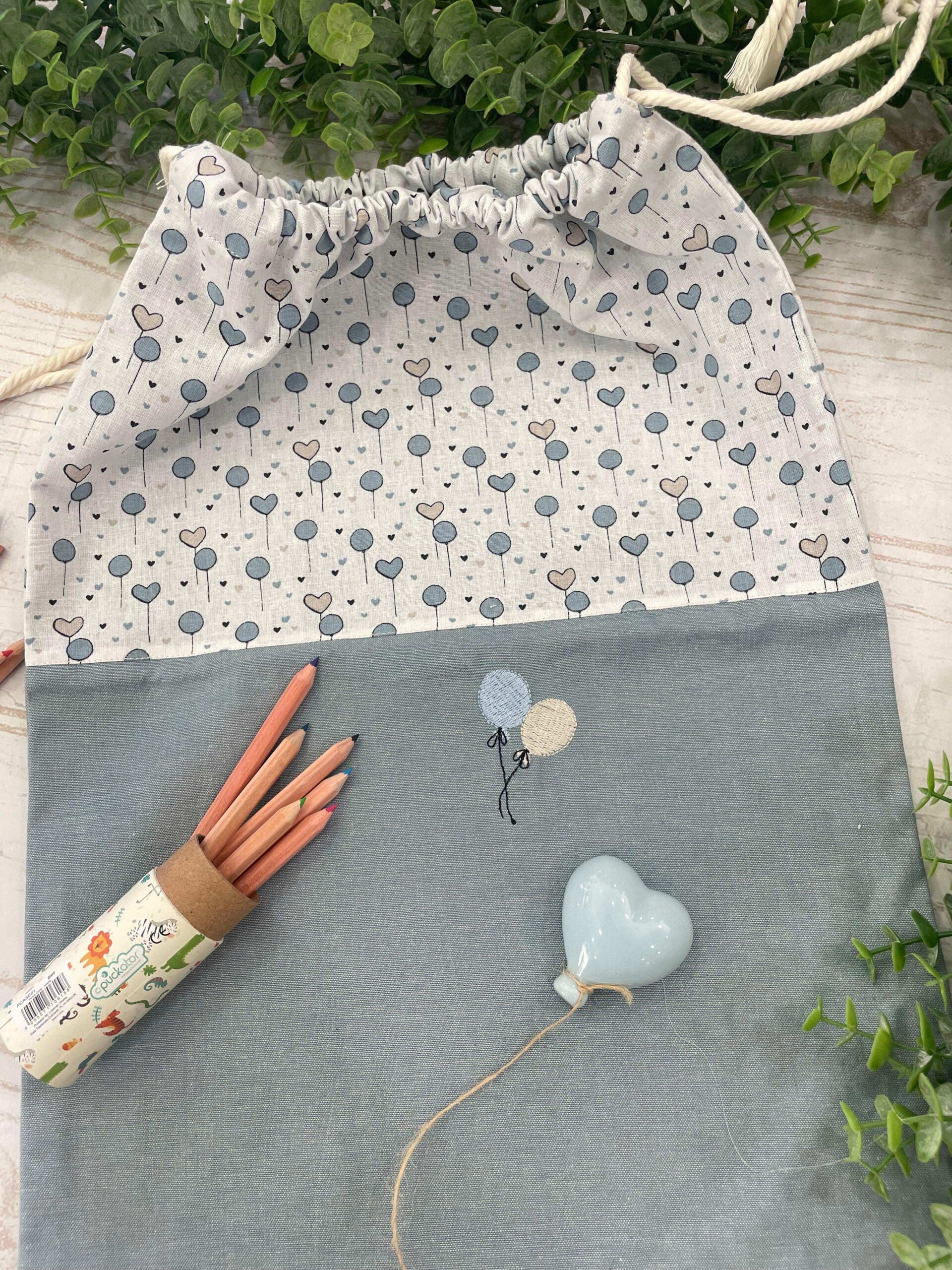 Set Asilo Ricamato – Tema Palloncini - immagine 2