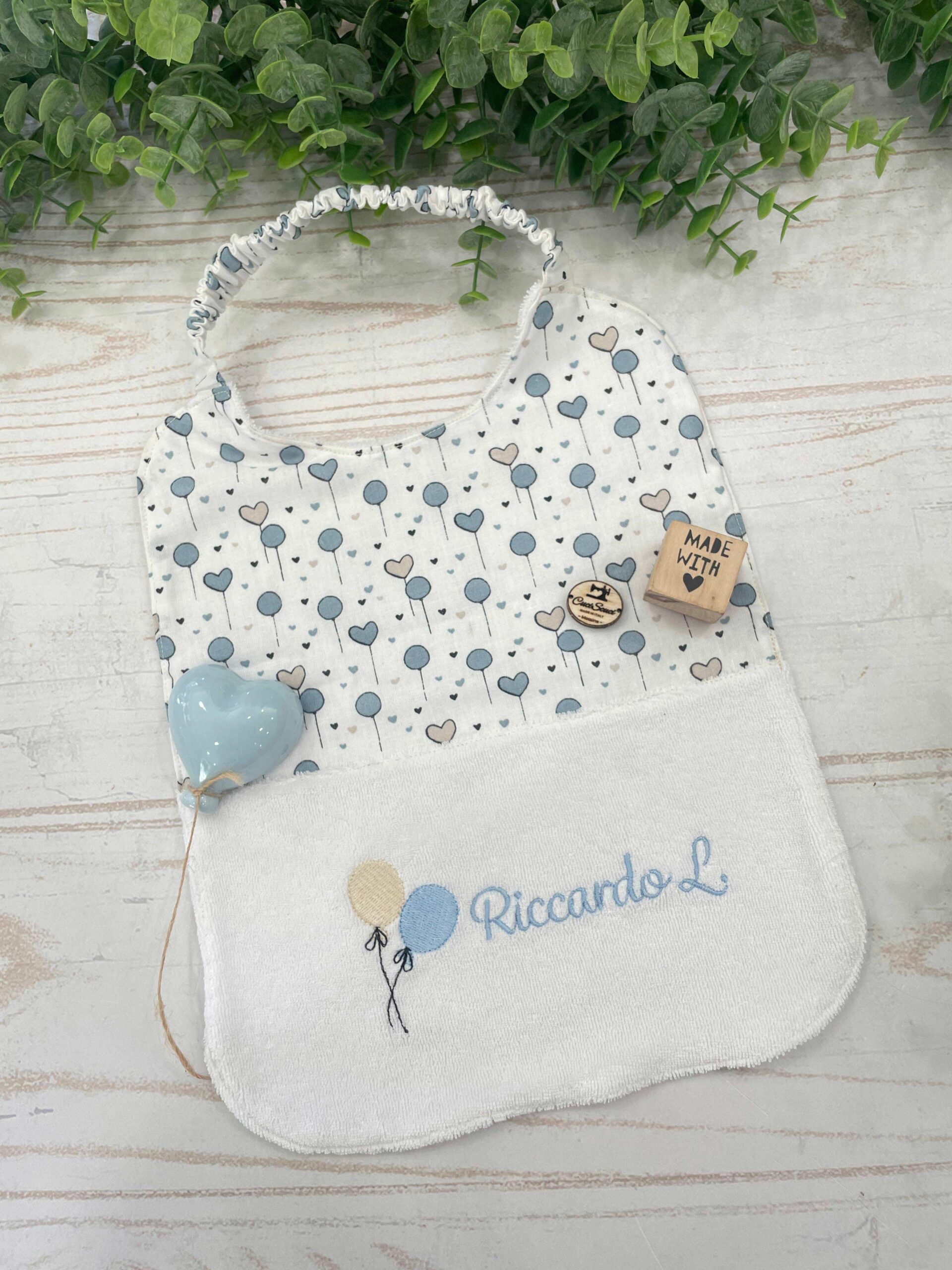 Set Asilo Ricamato – Tema Palloncini - immagine 3