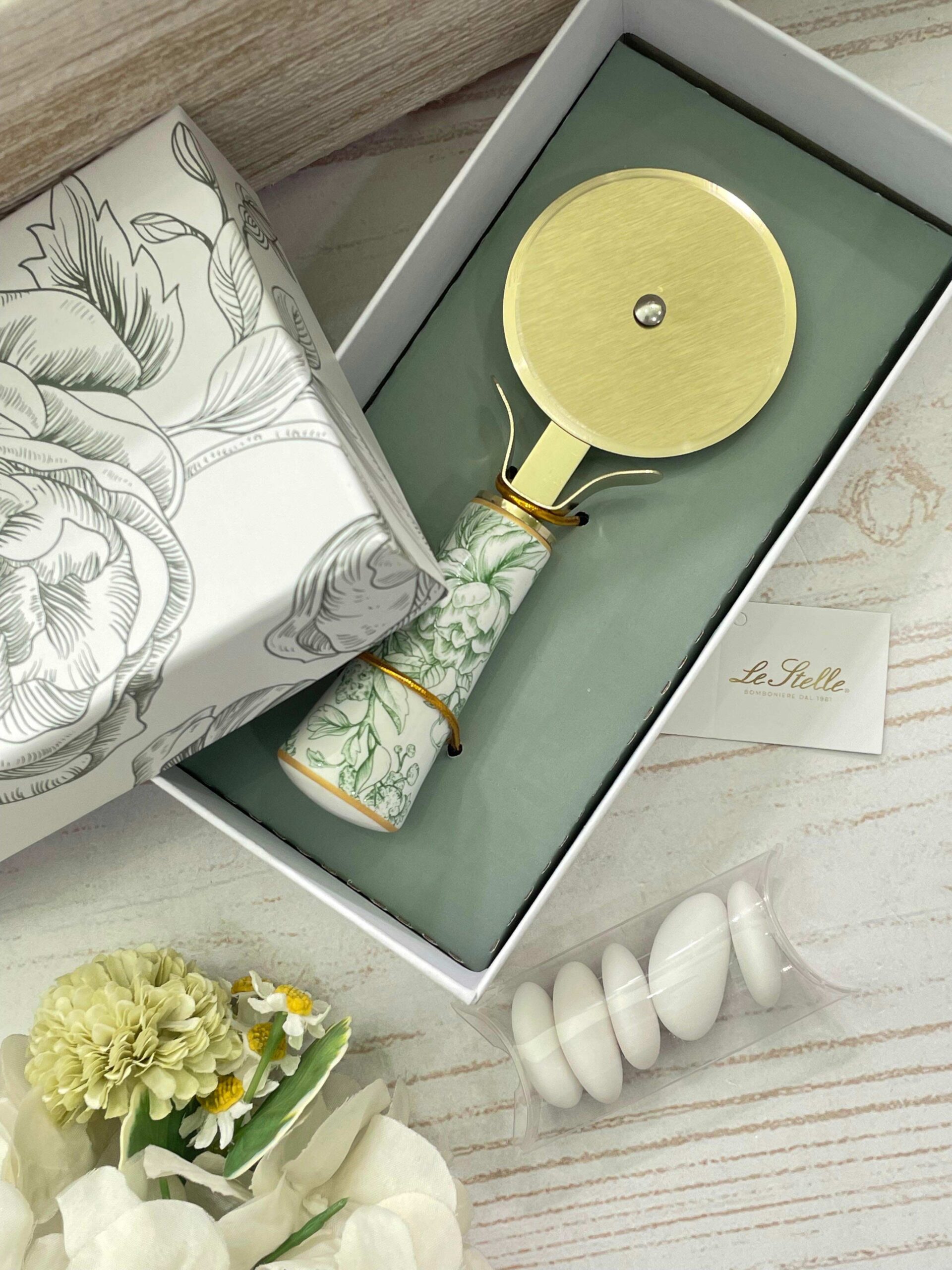 Taglia Pizza con Decoro Verde – Le Stelle