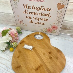 Tagliere Cuore in Legno – Le Stelle