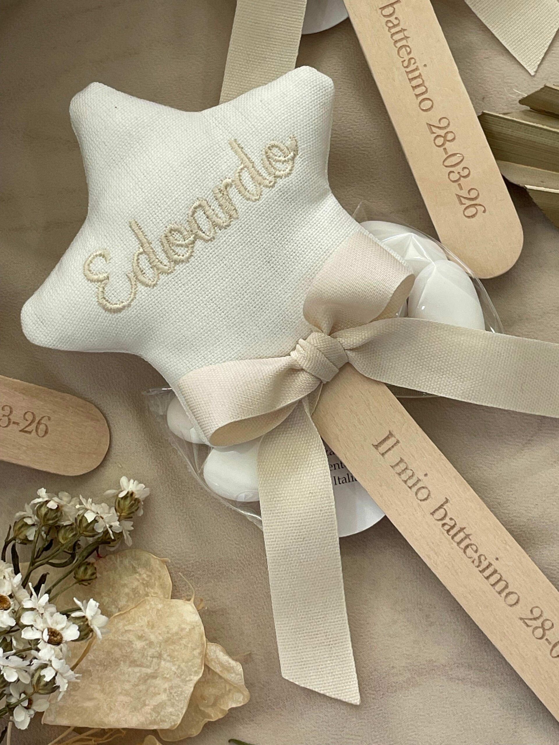 Bastoncino con Stellina Personalizzato Bianco con Nome - immagine 6